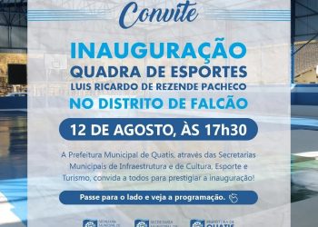 Quatis inaugura nova quadra de esportes