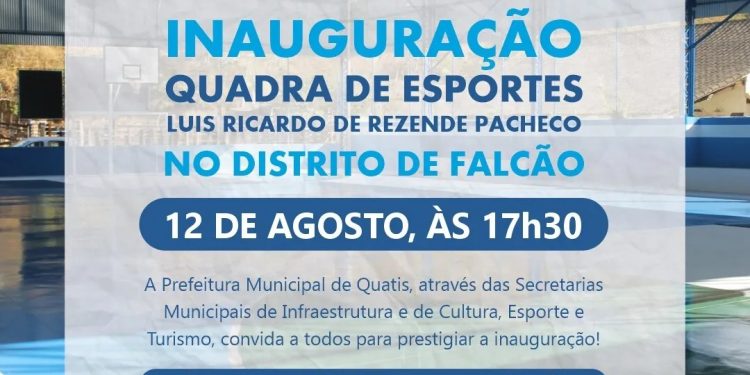 Quatis inaugura nova quadra de esportes