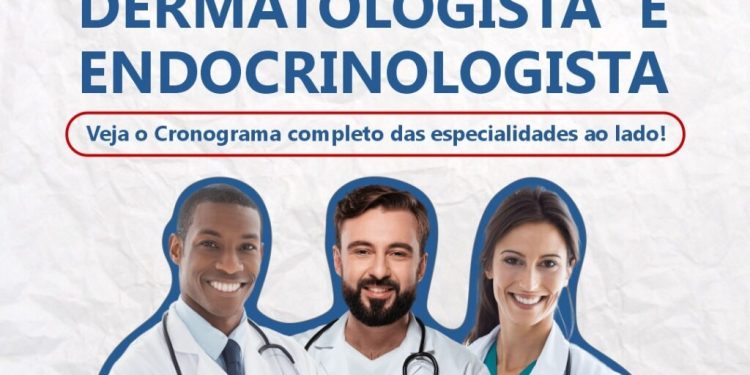 Saúde: consultas com dermatologista e endocrinologista começam nesta semana