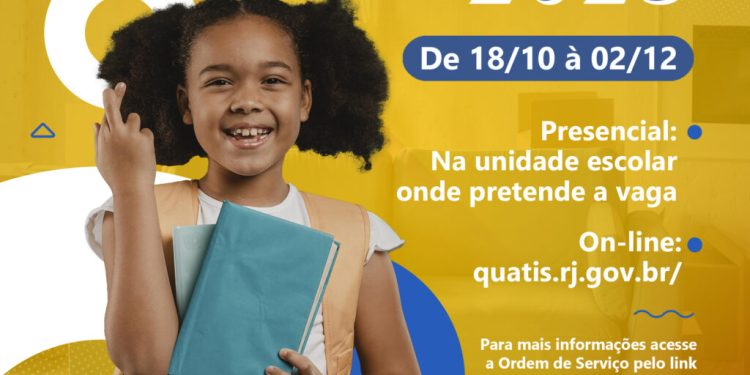 QUATIS ABRE INSCRIÇÕES PARA PRÉ-MATRÍCULAS DE ALUNOS DA REDE MUNICIPAL DE ENSINO