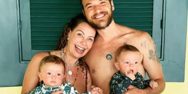 Fabiula Nascimento e Emilio Dantas, explodem o fofurômetro no mesversário dos gêmeos!