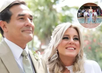 Enfim casados, Luciano Szafir e Luhanna Szafir! Sasha leva as alianças.
