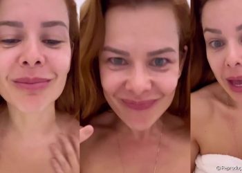 FERNANDA SOUZA APARECE SEM MAQUIAGEM E FÃS ELOGIAM