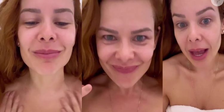 FERNANDA SOUZA APARECE SEM MAQUIAGEM E FÃS ELOGIAM