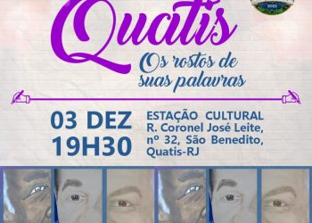 ESTAÇÃO CULTURAL RECEBE A EXPOSIÇÃO ‘QUATIS OS ROSTOS DE SUAS PALAVRAS