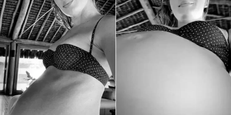 FIORELLA MATTHEIS EXIBE O BARRIGÃO