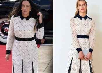 ELA NEM QUERIA MAS ACABOU ROUBANDO A CENA COM VESTIDO DE BOLINHAS