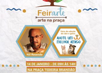 SÁBADO É DIA DE MAIS UMA EDIÇÃO DA FEIRARTE