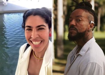 CASAMENTO ABERTO? BELA GIL TROCA BEIJOS COM RAPPER NA POSSE