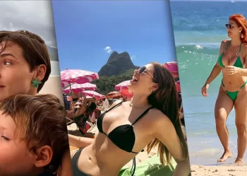 CELEBRIDADES RECARREGAM AS ENERGIAS NO MAR PARA 2023 COMEÇAR COM TUDO!