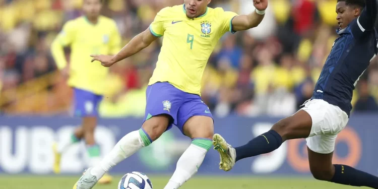 BRASIL SUB-20 SOFRE MAS VENCE 3X1 SOBRE EQUADOR