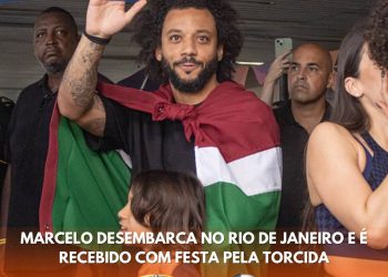 MARCELO CHEGA NO RIO EM CLIMA DE FESTA DA TORCIDA TRICOLOR