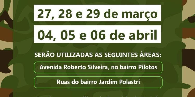AMAN REALIZA TREINAMENTO MILITAR EM QUATIS