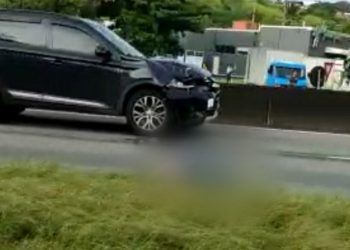 HOMEM MORRE ATROPELA NA DUTRA, EM BARRA MANSA