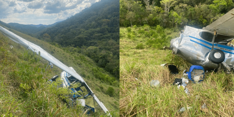 DUAS PESSOAS MORREM EM QUEDA DE AERONAVE NO PARANÁ