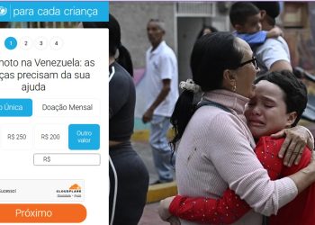 DOE PARA AJUDAR AS CRIANÇAS NA VENEZUELA – UNICEF